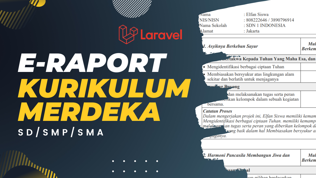 E-RAPORT KURIKULUM MERDEKA
